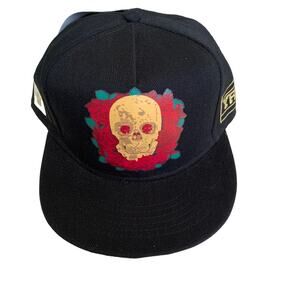 YRN Yung Rich Nation Black Migos Skull With Roses Snapback Hat NWT